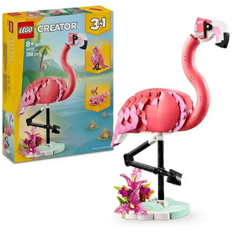 🦩 LEGO 31170 Creator 3in1 Wilde Tiere Bauset für 14,99€ (statt 21€)