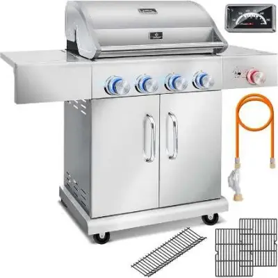 🥩 Kesser Master BBQ Gasgrill mit Infrarot & Grillthermometer für 296,80€ (statt 350€)