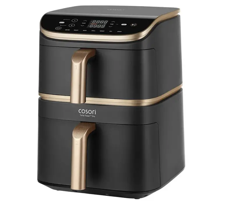 🍟 COSORI DDER Turbo Tower Pro 10,8L Air Fryer Doppelkammer übereinander für 229€ (statt 272€)