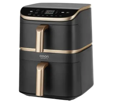 🍟 COSORI DDER Turbo Tower Pro 10,8L Air Fryer Doppelkammer übereinander für 229€ (statt 272€)
