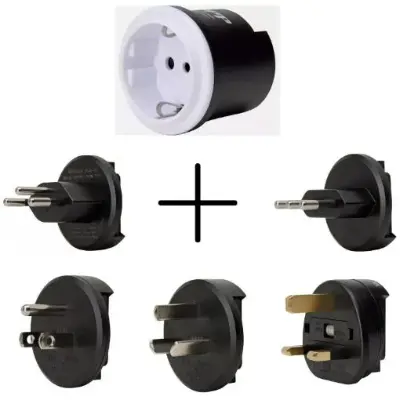 🔌 Kopp Reiseadapter inkl. Länderstecker USA, UK, CH, AUS, CN für 6,66€ (statt 14€)