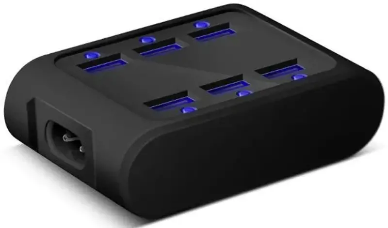 🔌 iconBIT FTB SIX Universalladegerät mit 6 USB Ports für 9€ (statt 40€)