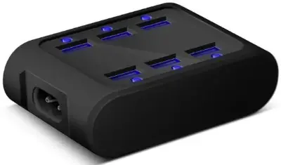 🔌 iconBIT FTB SIX Universalladegerät mit 6 USB Ports für 9€ (statt 40€)