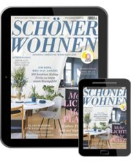 SCHÖNER WOHNEN Digital E-Paper im Prämien-Abo ab 44,08€ + bis zu 45€ Gutschein