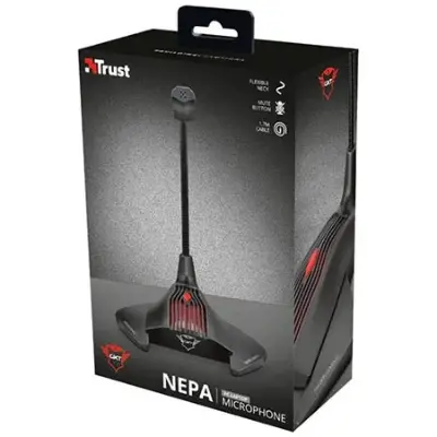 🎙️ Trust GXT 239 Nepa Gaming Mikrofon, 3.5mm für 7,77€ (statt neu 20€)