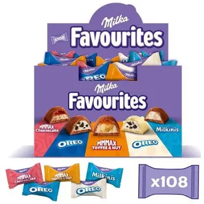 🍫 1Kg Milka Favourites Großpackung Pralinen Mix mit 5 Sorten für 23,10€ (statt 29€)