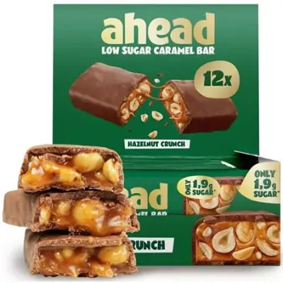 🍫🍫 12er Pack ahead Hazelnut Caramel Schokoriegel ab 21,41€ (statt 28€) – 1,78€ pro Riegel