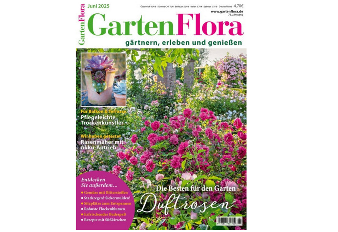 👩‍🌾 Gartenflora 3 Ausgaben gratis + 8,95€ VSK (statt 15€) – keine Kündigung nötig