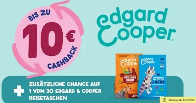 Edgard & Cooper: Bis zu 10€ Cashback auf Katzen- und Hundefutter