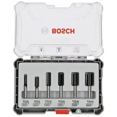 🧰 Bosch Professional Nutfräser Set 8mm 6-tlg. für 19,99€ (statt 28€)