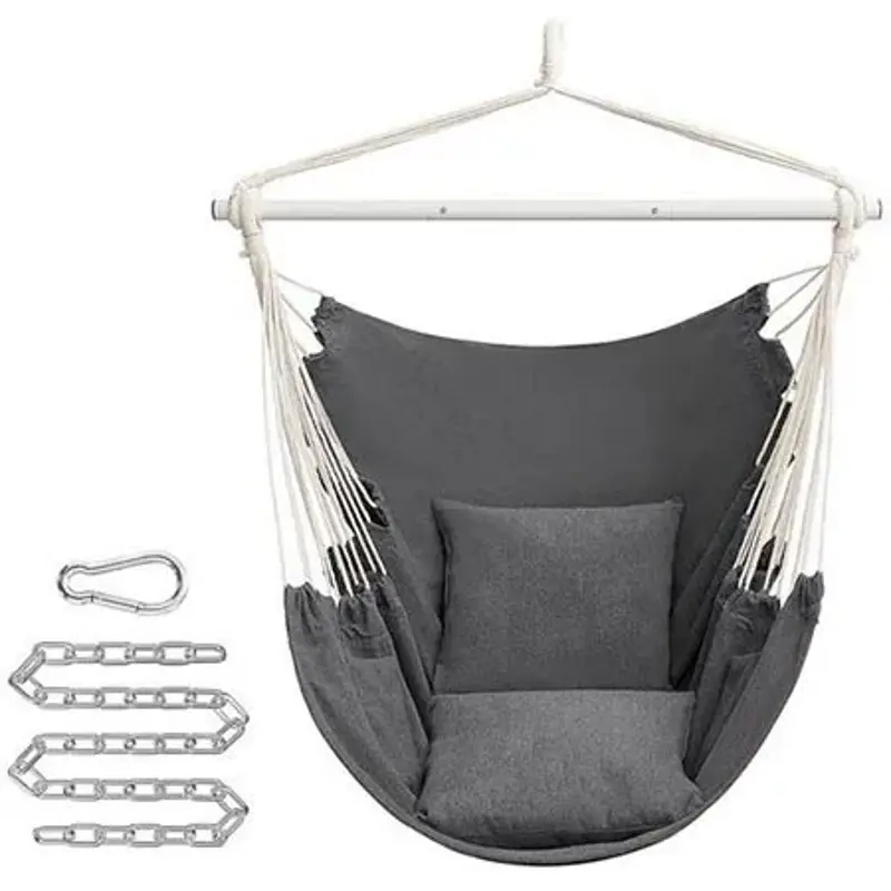 💺 Songmics Hängesessel mit 2 Kissen & Metallkette für 19,99€ (statt 33€)