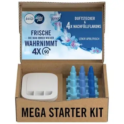 👃🏻 Febreze 3Volution Duftstecker Starter-Kit + Flakons für 13,71€ (statt 20€)