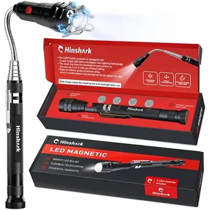 🔍 Hinshark Teleskop Werkzeug mit Magnet und Lampe für 6,78€ (statt 14€)