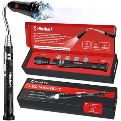 🔍 Hinshark Teleskop Werkzeug mit Magnet und Lampe für 6,78€ (statt 14€)