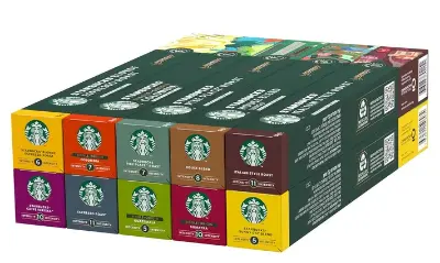 Starbucks Discovery Nespresso Probierpaket 100 Kapseln für 32,29€ (statt 47€)