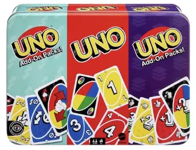 🃏 UNO Kartenspiel + 2 Erweiterungssets + Metalldose für 10,99€ (statt 15€)
