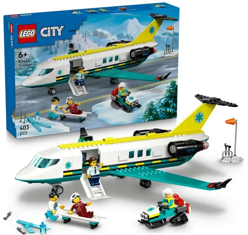 ✈️ LEGO 60465 LEGO City Notfallrettungsflugzeug für 29,99€ (statt 36€)