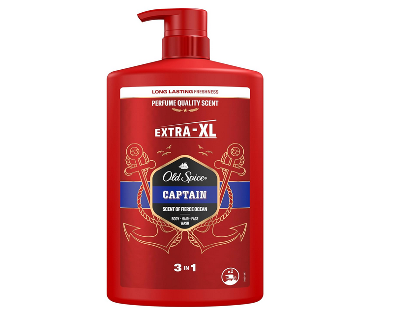 🚿 Old Spice Captain 3-in-1 Duschgel in 1 Liter ab 6,88€ (statt 12€)