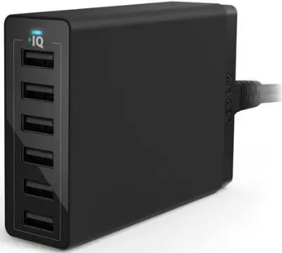 🔌 Anker PowerPort 6 – 6-Port USB Ladegerät mit 60W für 23,99€ (statt 33€)
