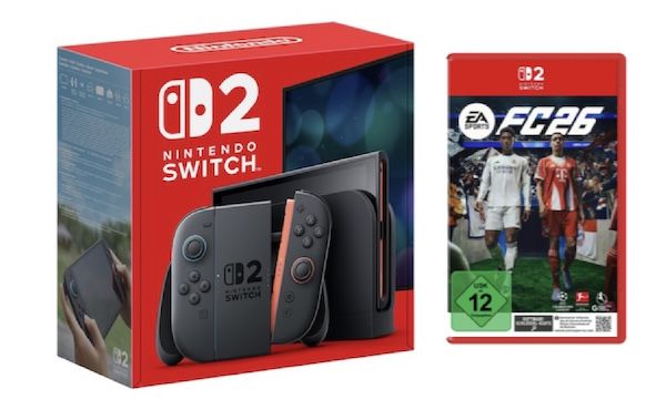 🎮 Nintendo Switch 2 inkl. FC26 für 1€ + Vodafone 50GB für 29,99€ ➡️ 185€ Bonus