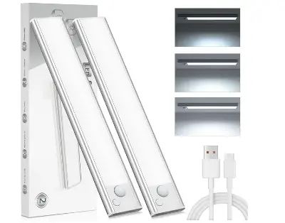 JEKEMORY 2x LED Unterbauleuchte mit Bewegungsmelder für 8,97€ (statt 13€)