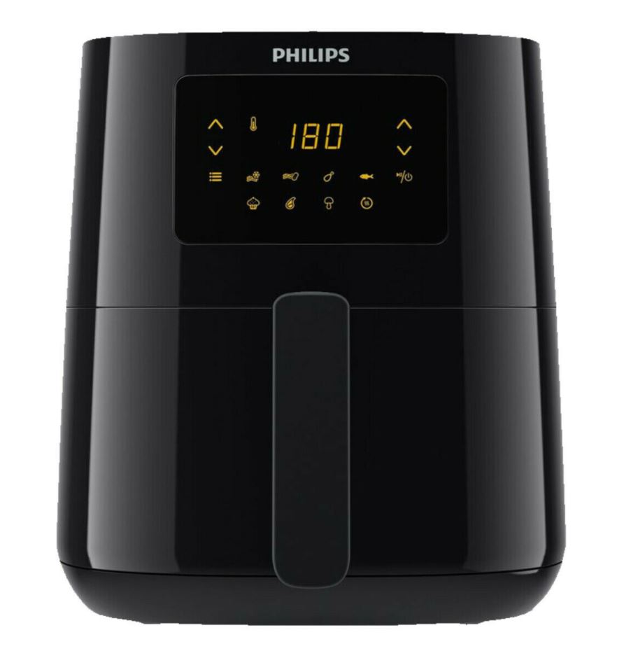 PHILIPS HD9252/90 Heißluftfritteuse, Schwarz für 76,50€ (VG: 85€)