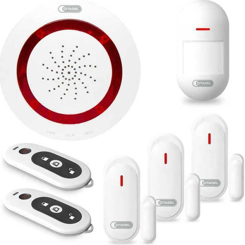 ABUS Alarmanlage Set inkl. Zentrale, Bewegungsmelder und 3 Tür- / Fenstermelder für nur 26,91€ (VG: 97,30€)