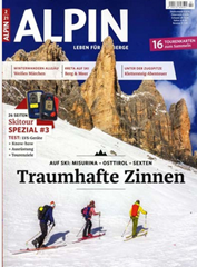 12 Ausgaben der Zeitschrift “Alpin” für 79,20€ + 70€ Amazon Gutschein oder 70€ Scheck