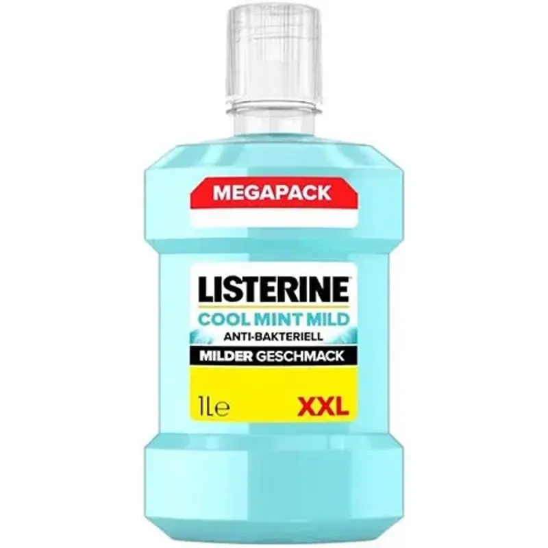🦷 1 Liter Listerine Cool Mint Mild Mundspülung ab 4,19€ (statt 7€)