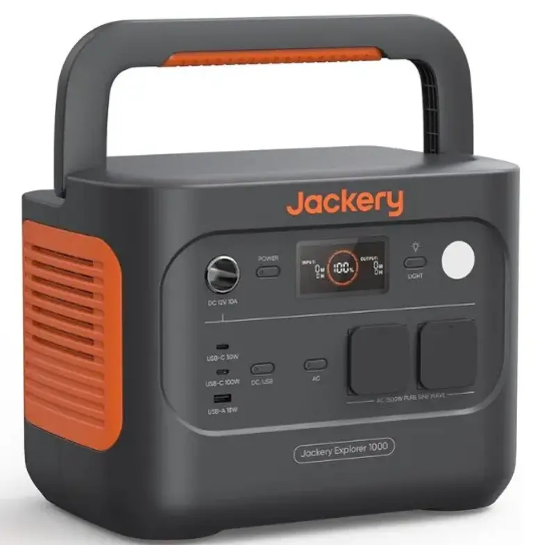 🔋 Jackery Explorer 1000 V2 1070Wh LiFePO4 Powerstation für 429€ (statt 498€)
