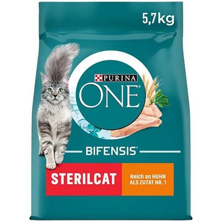 🐈 5,7Kg Purina One Bifensis Sterilcat Katzenfutter mit Huhn ab 14,29€ (statt 21€)
