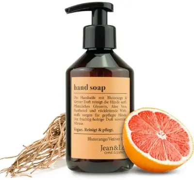 🧼 Jean & Len Blutorange & Vetiver Handseife 250ml ab 3,55€ (statt 9€)