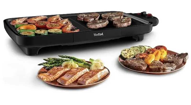 🍗 Tefal Plancha Booster Tischgrill mit 2200W für 69,89€ (statt 90€)