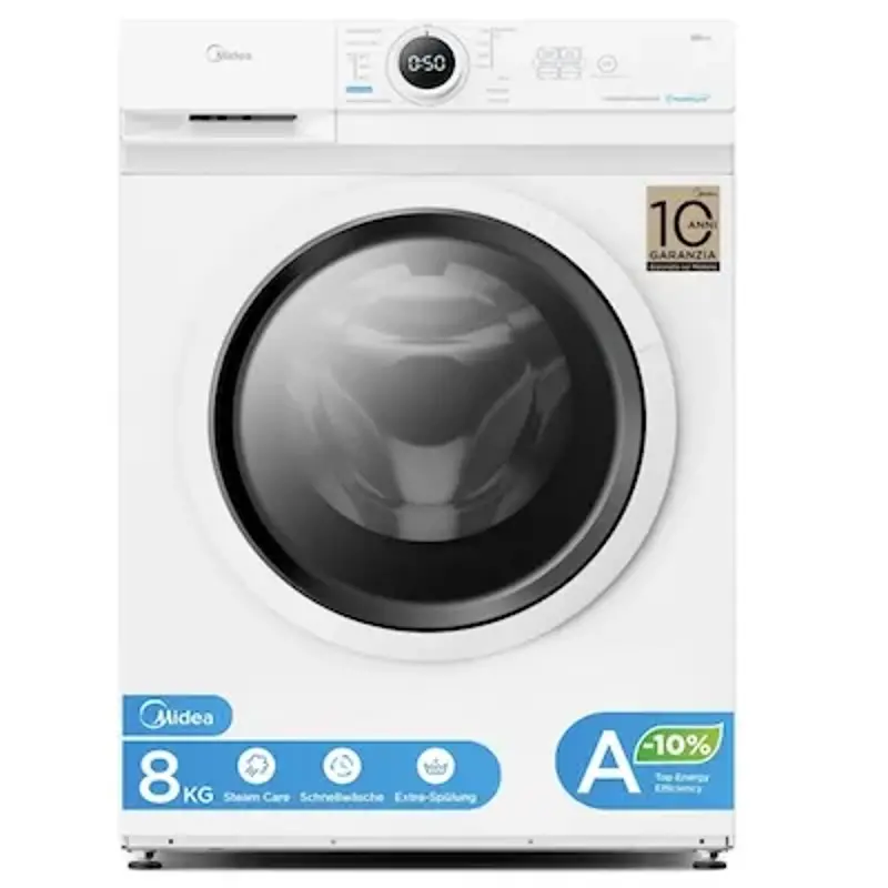 🧺 Midea Waschmaschine mit 8kg & 1400 U/Min für 289,97€ (statt 369€)