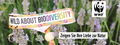 Wieder da! 🐼Gratis: WWF-Armband WILD ABOUT BIODIVERSITY