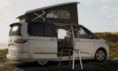 🚐 Volkswagen California Beach Camper 2.0 TDI mit 150 PS für 369€ mtl. – LF: 0,49