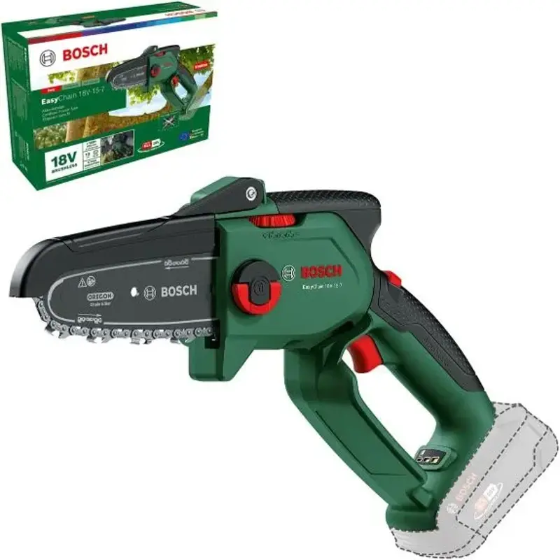 🪚 Bosch EasyChain 18V-15-7 Mini Kettensäge SOLO für 84,78€ (statt 101€)