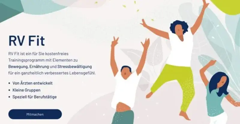 🧑‍⚕️ RVfit Gesundheitskurs kostenlos: ➡️ ambulant oder stationär inkl. Unterbringung & Fahrtkosten