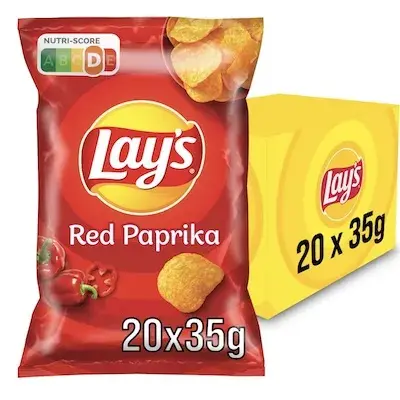 🫑🍟 20x 35g Lay’s Red Paprika Kartoffelchips für 11,39€ (statt 16€)