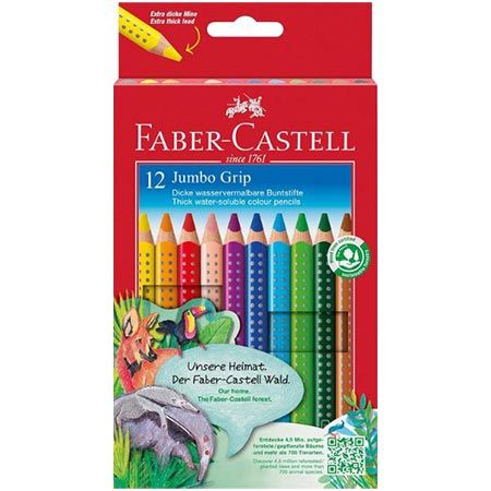 ✍🏻 12er Pack Faber-Castell 110912 Jumbo Grip Buntstifte ab 12,88€ (statt 17€)
