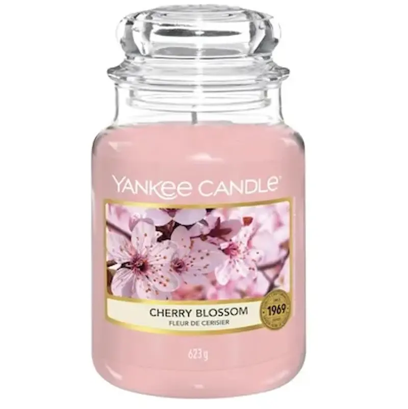 🌸 623g Yankee Candle Cherry Blossom Duftkerze im Glas für 22,50€ (statt 27€)