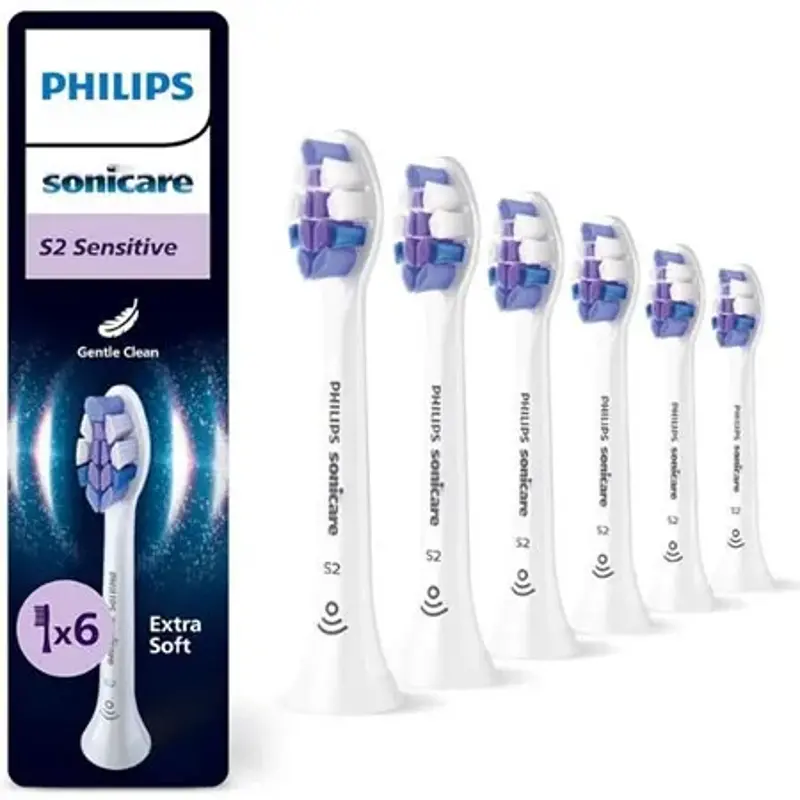 🪥 6er Pack Philips Sonicare S2 Sensitive Ersatzbürstenköpfe ab 23,74€ (statt 31€)