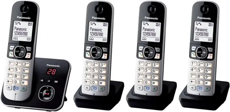 ☎️ Panasonic KX-TG6824GB DECT mit 4 Mobilteilen für 99,99€ (statt 114€)