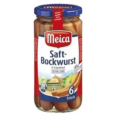 🌭 4x Meica Saft Bockwurst je 6 Stück ab 6,80€ (statt 12€) – Glas nur 1,79€