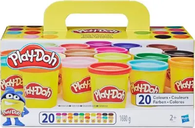 🧒🏼 Play-Doh Super Colour Set mit 20 Dosen (1,6kg) für 9,99€ (statt 16€)