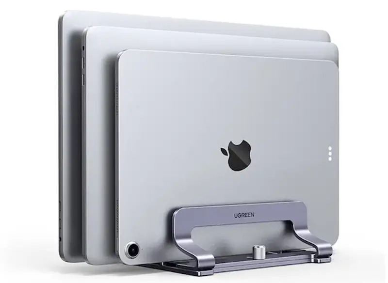 👨💻 UGREEN vertikaler Laptop-Ständer aus Aluminium mit 3 Slots für 23,12€ (statt 30€)