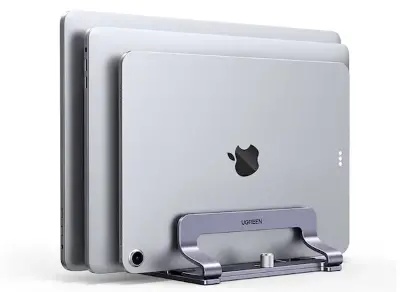 👨‍💻 UGREEN vertikaler Laptop-Ständer aus Aluminium mit 3 Slots für 23,12€ (statt 30€)