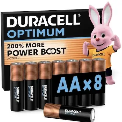 🔋 8er Pack DURACELL Optimum AA-Batterien für 8,95€ (statt 11€)