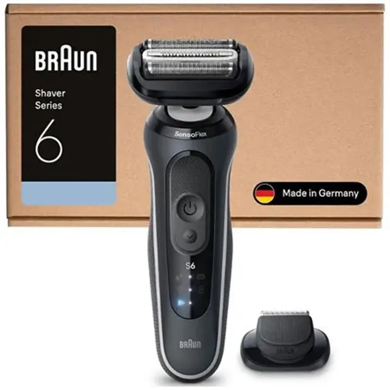 🪒 Braun Series 6 Elektrorasierer mit Präzisionstrimmer-Aufsatz für 89,99€ (statt 130€)