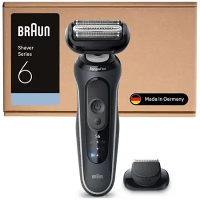 🪒 Braun Series 6 Elektrorasierer mit Präzisionstrimmer-Aufsatz für 89,99€ (statt 130€)